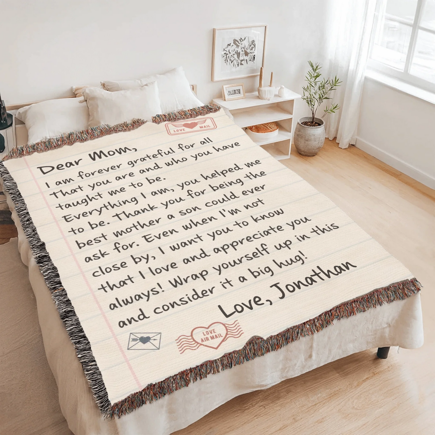 Heirloom Woven Blanket 60x80 Vertical 3