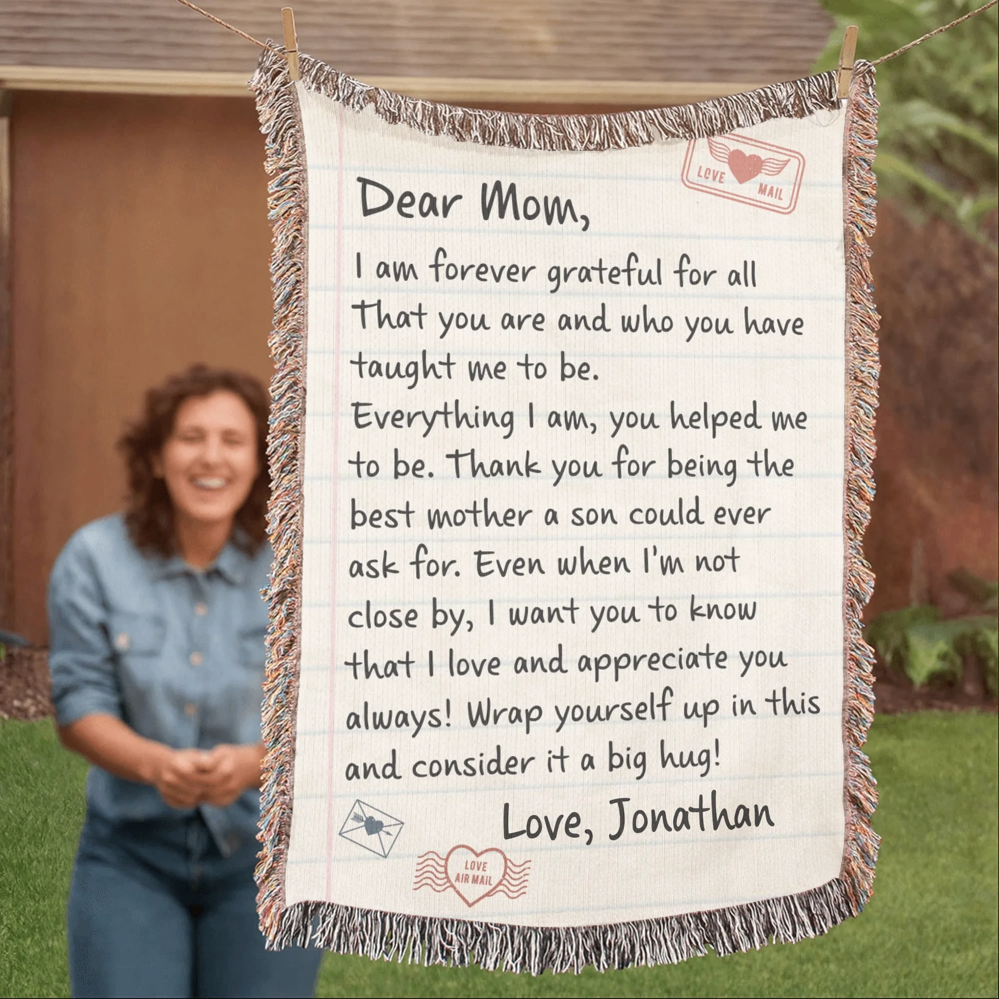 Heirloom Woven Blanket 37x52