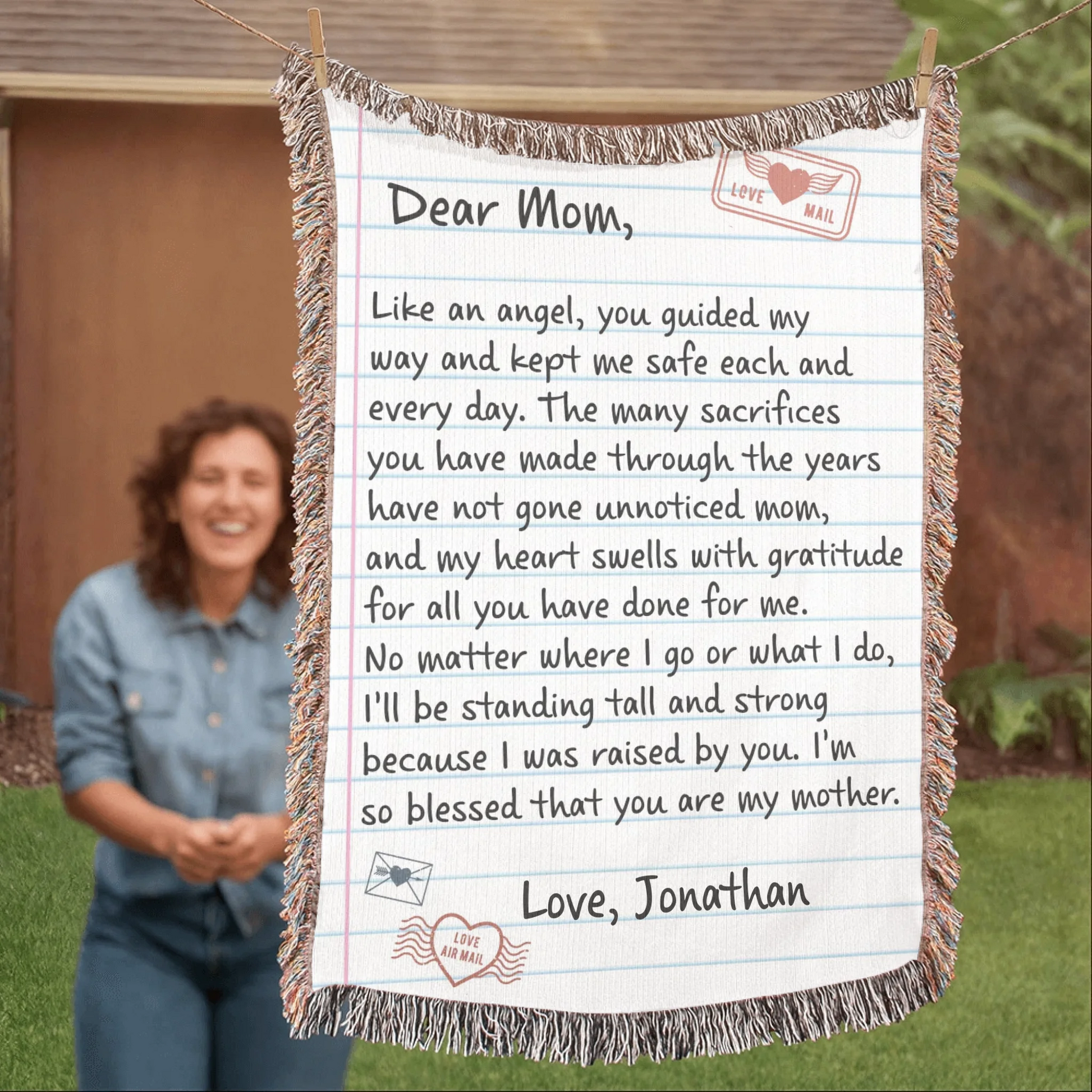 Heirloom Woven Blanket 37x52