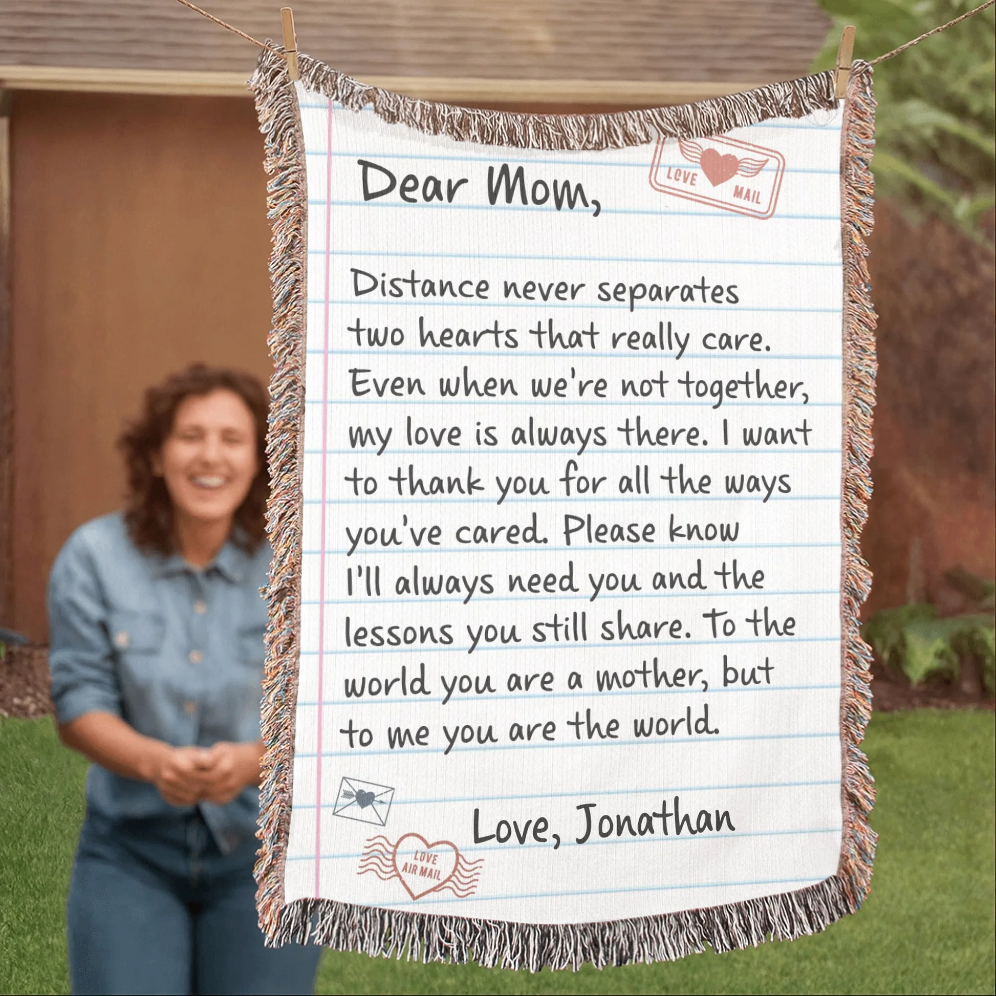 Heirloom Woven Blanket 37x52