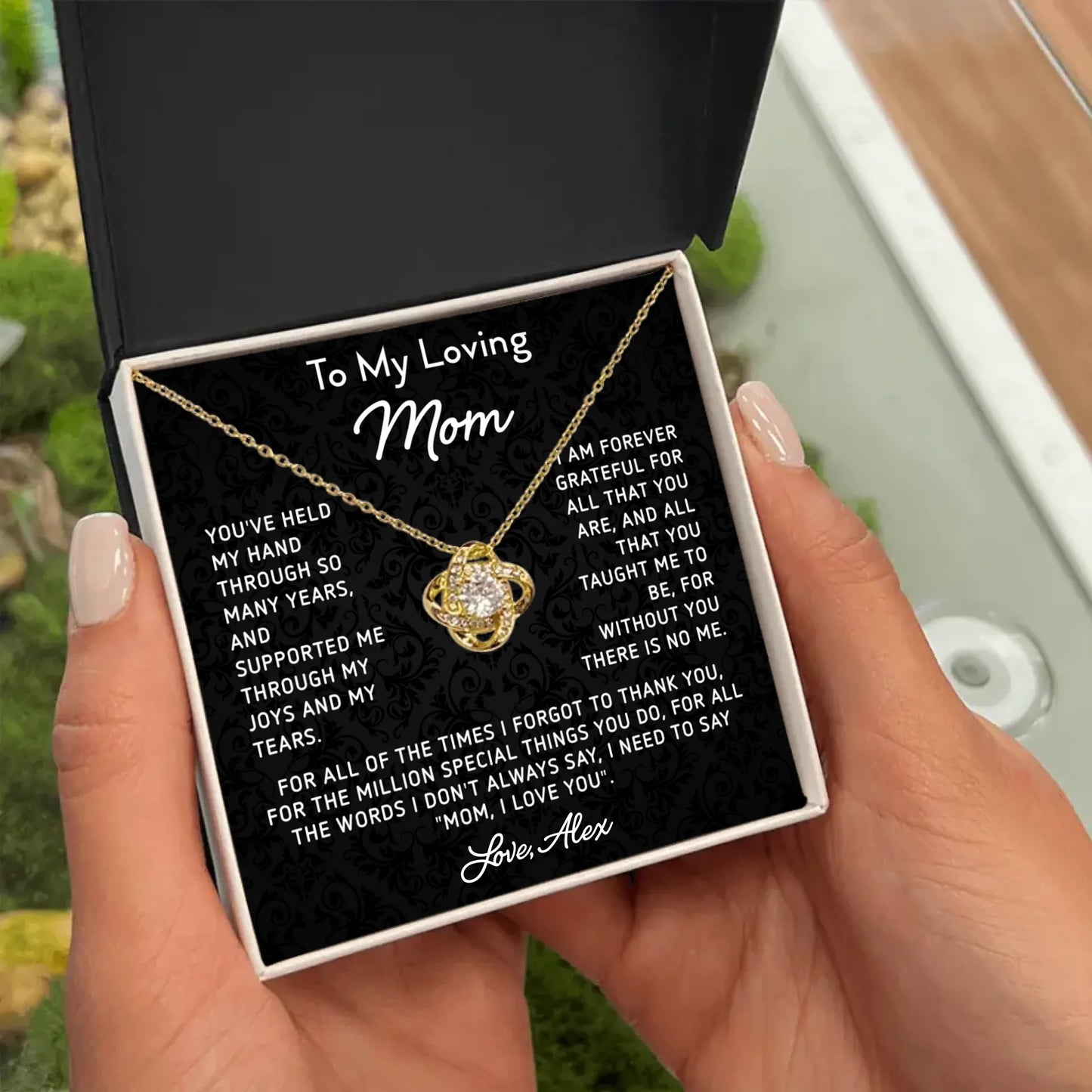 Mother's Day Gift For Mom - Personalizable Necklace Gift Set - MN04