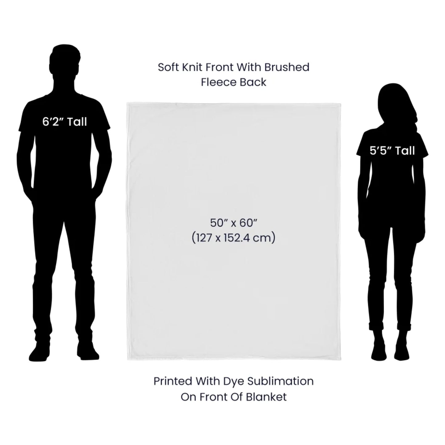 Jersey Fleece Blanket 50x60 Portrait Spec