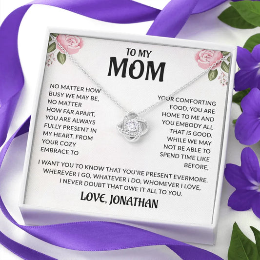 Gift For Mom - Personalized Necklace Gift Set - MN05