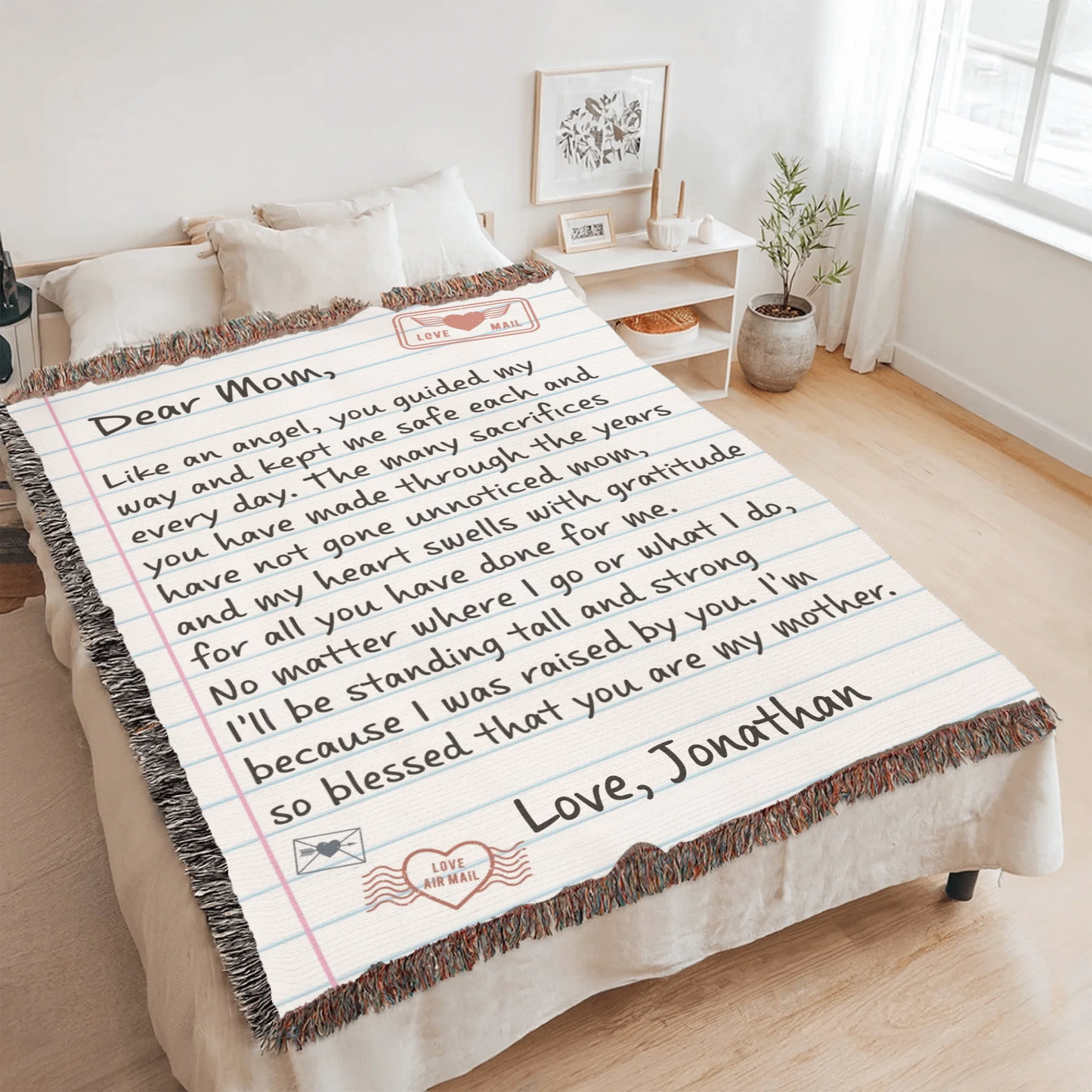 Heirloom Woven Blanket 60x80 Vertical 3