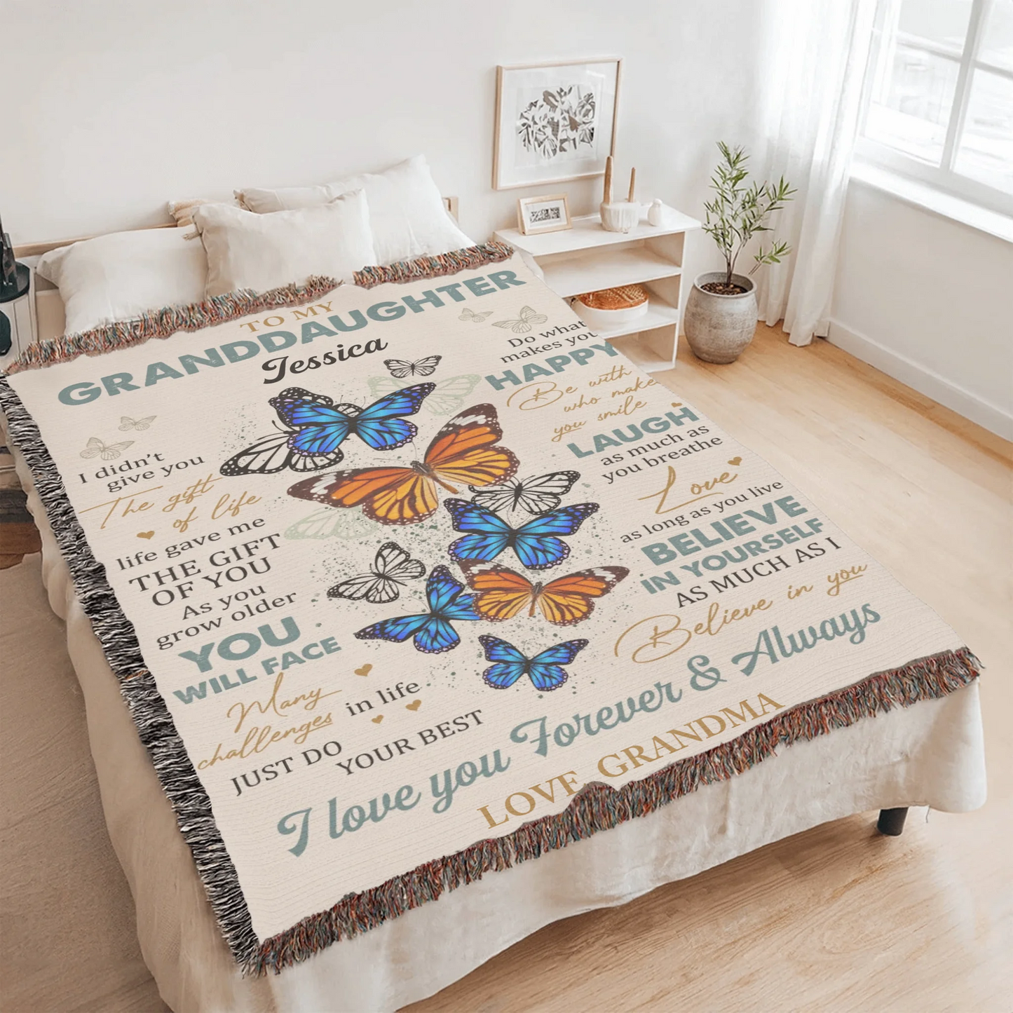 Heirloom Woven Blanket 60x80 Vertical 3