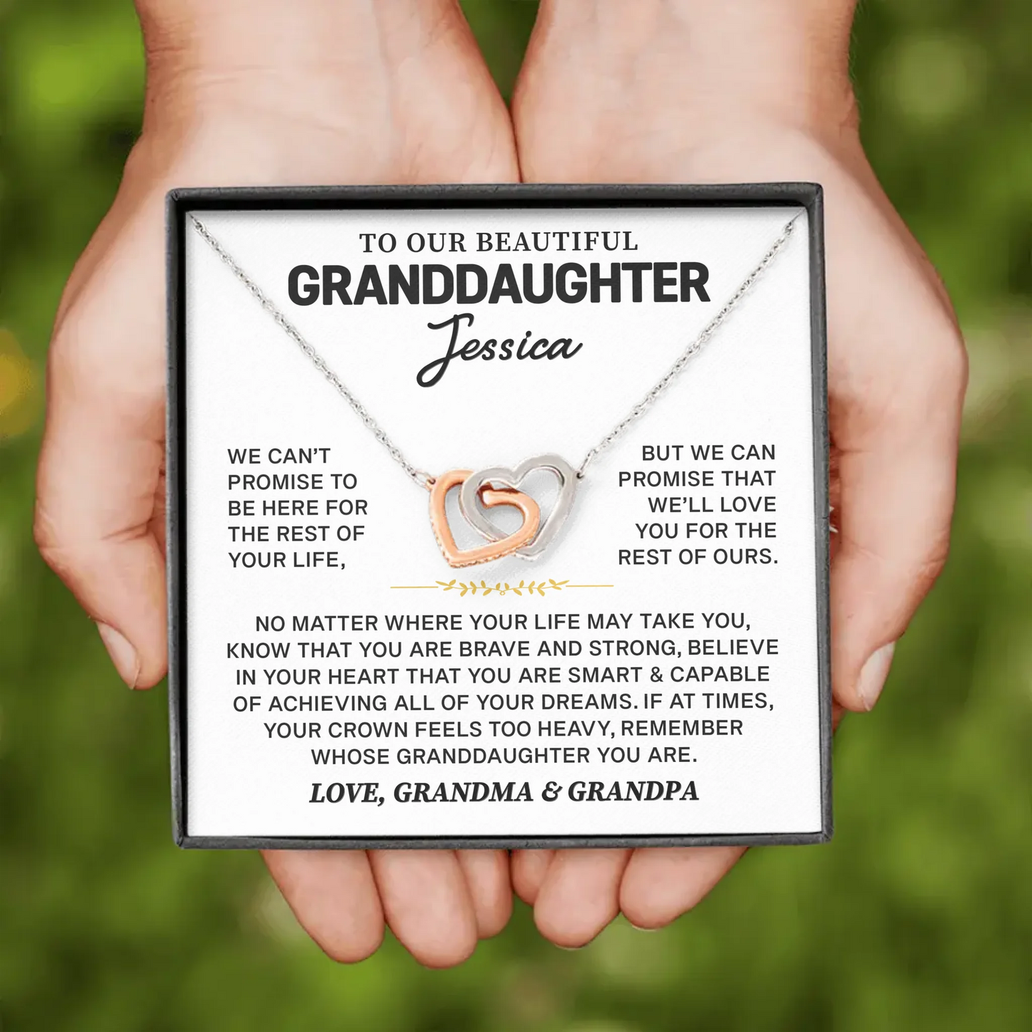 Granddaughter Gift - Personalized Beautiful Gift Set - GD006