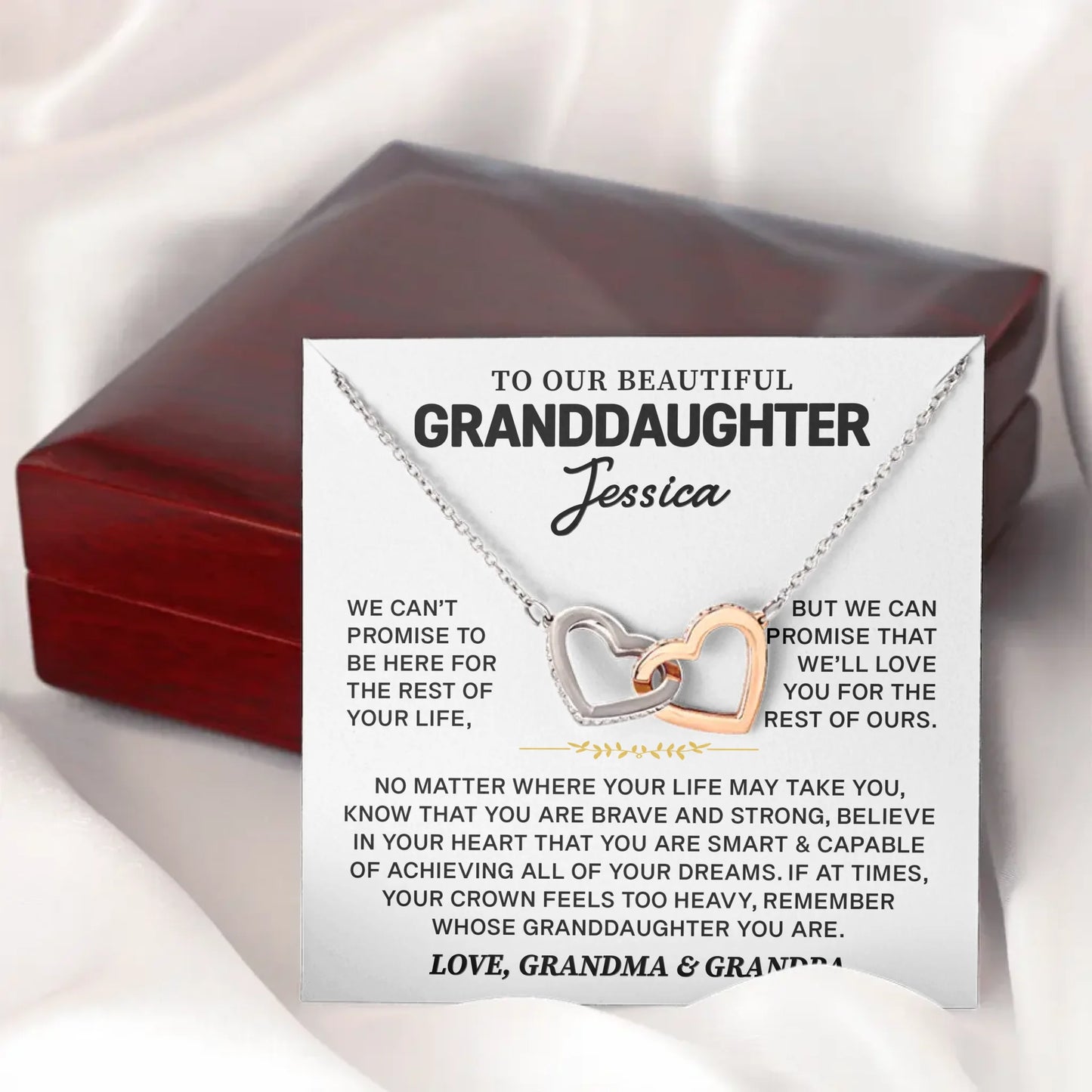 Granddaughter Gift - Personalized Beautiful Gift Set - GD006