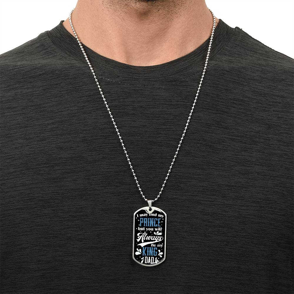 Dad Dog Tag, Father's Day Gift For Dad, Luxury Military Necklace