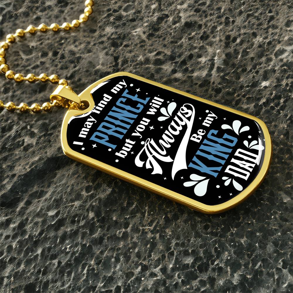 Dad Dog Tag, Father's Day Gift For Dad, Luxury Military Necklace