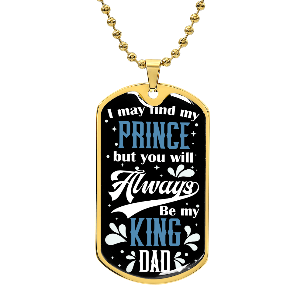 Dad Dog Tag, Father's Day Gift For Dad, Luxury Military Necklace