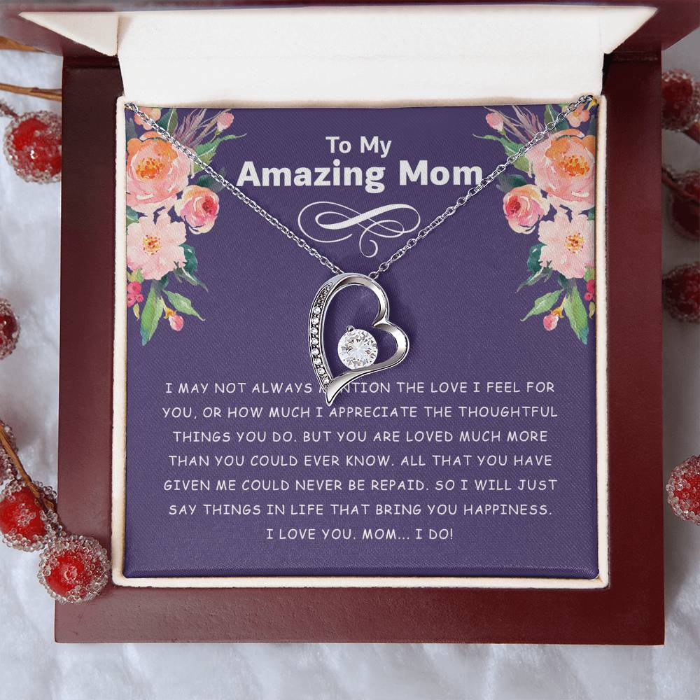 To My Mom Necklace From Daughter, Daughter Gifts To Mom