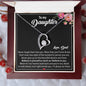 Daughter Jewelry Gift From Dad, Gifts for Daughter From Father - Forever Love Necklace