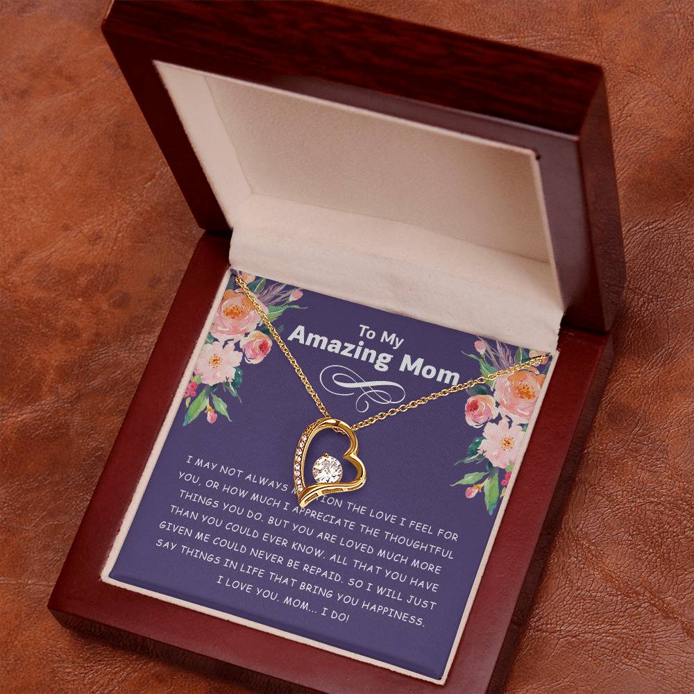 To My Mom Necklace From Daughter, Daughter Gifts To Mom