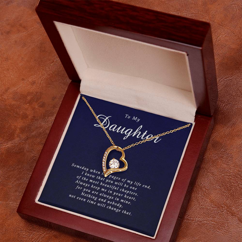 To My Daughter Gifts - Daughter Jewelry For Christmas, Thanksgiving, Birthday, Graduation, Wedding