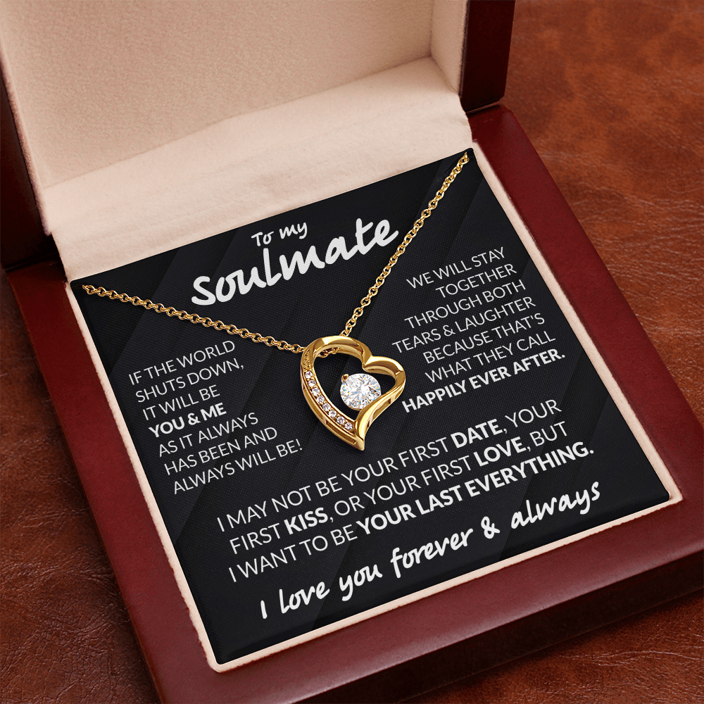 To My Soulmate Necklace - Love Necklace For Her