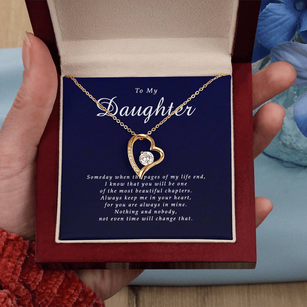 To My Daughter Gifts - Daughter Jewelry For Christmas, Thanksgiving, Birthday, Graduation, Wedding