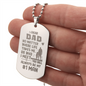 Gift For Dad - #1 Man Engraved Dog Tag