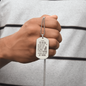 Gift For Dad - #1 Man Engraved Dog Tag