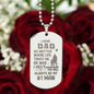 Gift For Dad - #1 Man Engraved Dog Tag