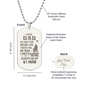 Gift For Dad - #1 Man Engraved Dog Tag