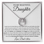 To My Daughter Gifts - Daughter Jewelry For Christmas, Thanksgiving, Birthday, Graduation, Wedding