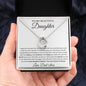 To My Daughter Gifts - Daughter Jewelry For Christmas, Thanksgiving, Birthday, Graduation, Wedding