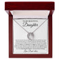 To My Daughter Gifts - Daughter Jewelry For Christmas, Thanksgiving, Birthday, Graduation, Wedding