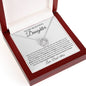 To My Daughter Gifts - Daughter Jewelry For Christmas, Thanksgiving, Birthday, Graduation, Wedding