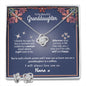 Gifts For Granddaughter From Grandma - To My Granddaughter Necklace Earing Set