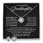 Gifts For Granddaughter - To My Granddaughter Necklace Earing Set