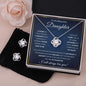To My Daughter Gifts From Dad - Daughter Jewelry For Christmas, Thanksgiving, Birthday, Graduation, Wedding