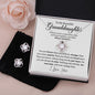 Gifts For Granddaughter - To My Granddaughter Necklace Earing Set