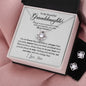 Gifts For Granddaughter - To My Granddaughter Necklace Earing Set