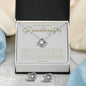 Gifts For Granddaughter - To My Granddaughter Necklace Earing Set