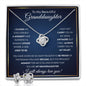 Gifts For Granddaughter - To My Granddaughter Necklace Earing Set