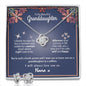 Gifts For Granddaughter From Grandma - To My Granddaughter Necklace Earing Set