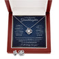 Gifts For Granddaughter - To My Granddaughter Necklace Earing Set