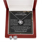 Gifts For Granddaughter - To My Granddaughter Necklace Earing Set