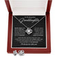 Gifts For Granddaughter - To My Granddaughter Necklace Earing Set