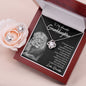 Gifts For Granddaughter From Grandpa - To My Granddaughter Necklace Earing Set