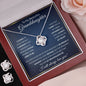 Gifts For Granddaughter - To My Granddaughter Necklace Earing Set