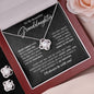 Gifts For Granddaughter - To My Granddaughter Necklace Earing Set