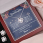 Gifts For Granddaughter From Grandma - To My Granddaughter Necklace Earing Set