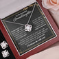 Gifts For Granddaughter - To My Granddaughter Necklace Earing Set