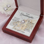Gifts For Granddaughter From Grandma - To My Granddaughter Necklace Earing Set