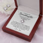 Gifts For Granddaughter - To My Granddaughter Necklace Earing Set