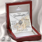 Gifts For Granddaughter From Grandma - To My Granddaughter Necklace Earing Set
