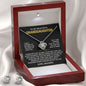 Gifts For Granddaughter From Grandpa - To My Granddaughter Necklace Earing Set