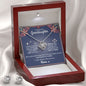 Gifts For Granddaughter From Grandma - To My Granddaughter Necklace Earing Set