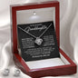 Gifts For Granddaughter - To My Granddaughter Necklace Earing Set